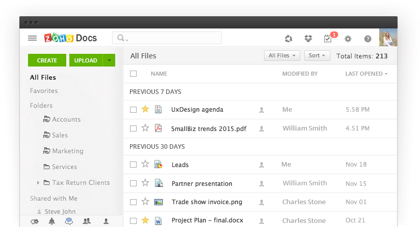 Zoho Docs